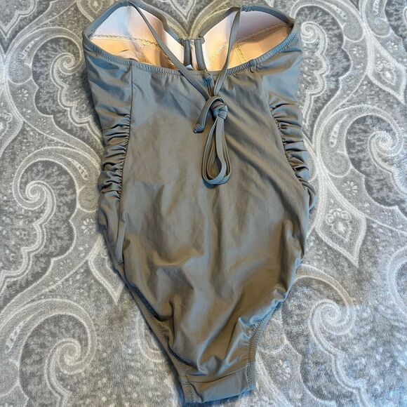 J.Crew Ruched halter neck one piece swimsuit - Picture 4 of 4